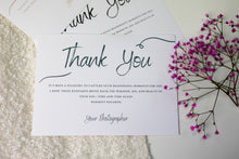 Thank You Card - Black