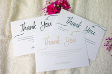 Thank You Card - Black